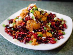 Crispy Fried Chicken with Dried Chilies
